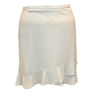 Melanie Lyne Minty Fresh Ruffle Bottom Pencil Skirt